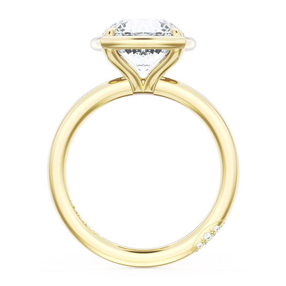 Cushion Solitaire Engagement Ring