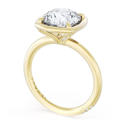 Cushion Solitaire Engagement Ring