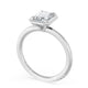 Emerald Solitaire Engagement Ring