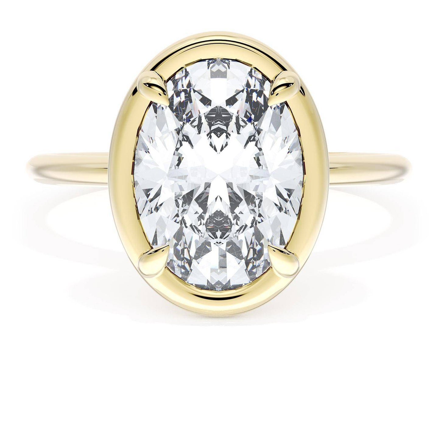 Oval Solitaire Engagement Ring