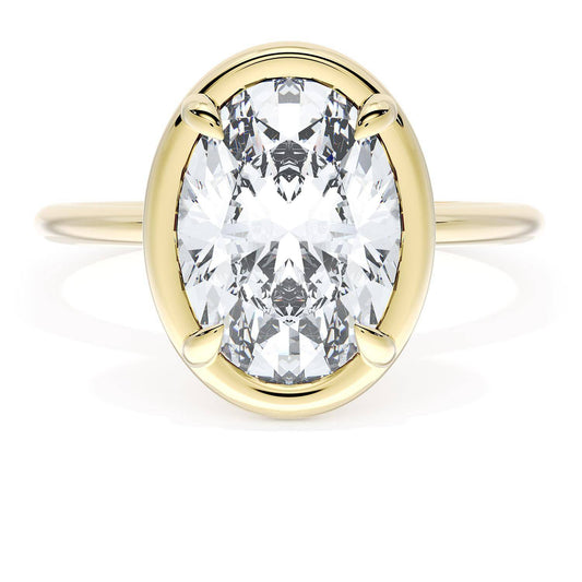 Oval Solitaire Engagement Ring