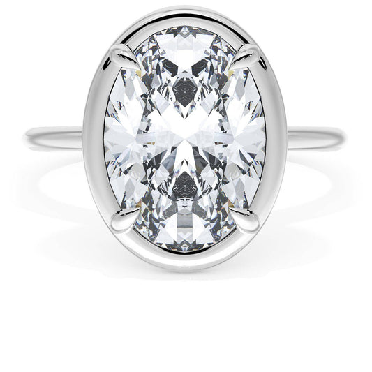 Oval Solitaire Engagement Ring