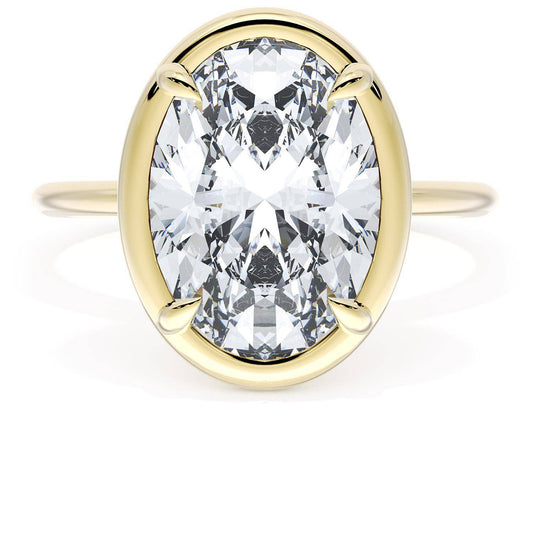 Oval Solitaire Engagement Ring