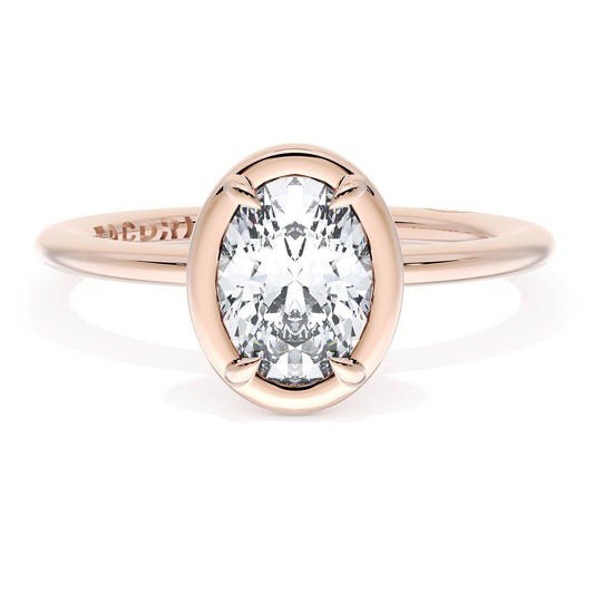 Oval Solitaire Engagement Ring