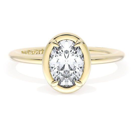 Oval Solitaire Engagement Ring