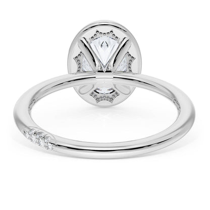 Oval Solitaire Engagement Ring