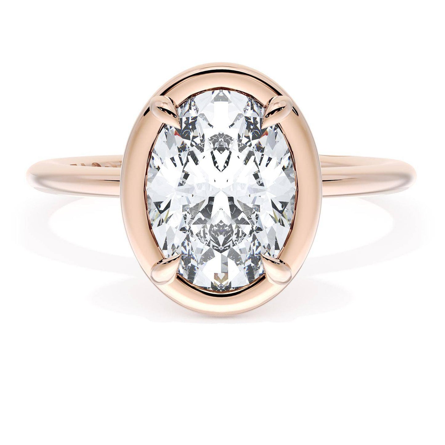 Oval Solitaire Engagement Ring