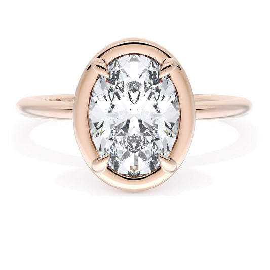 Oval Solitaire Engagement Ring