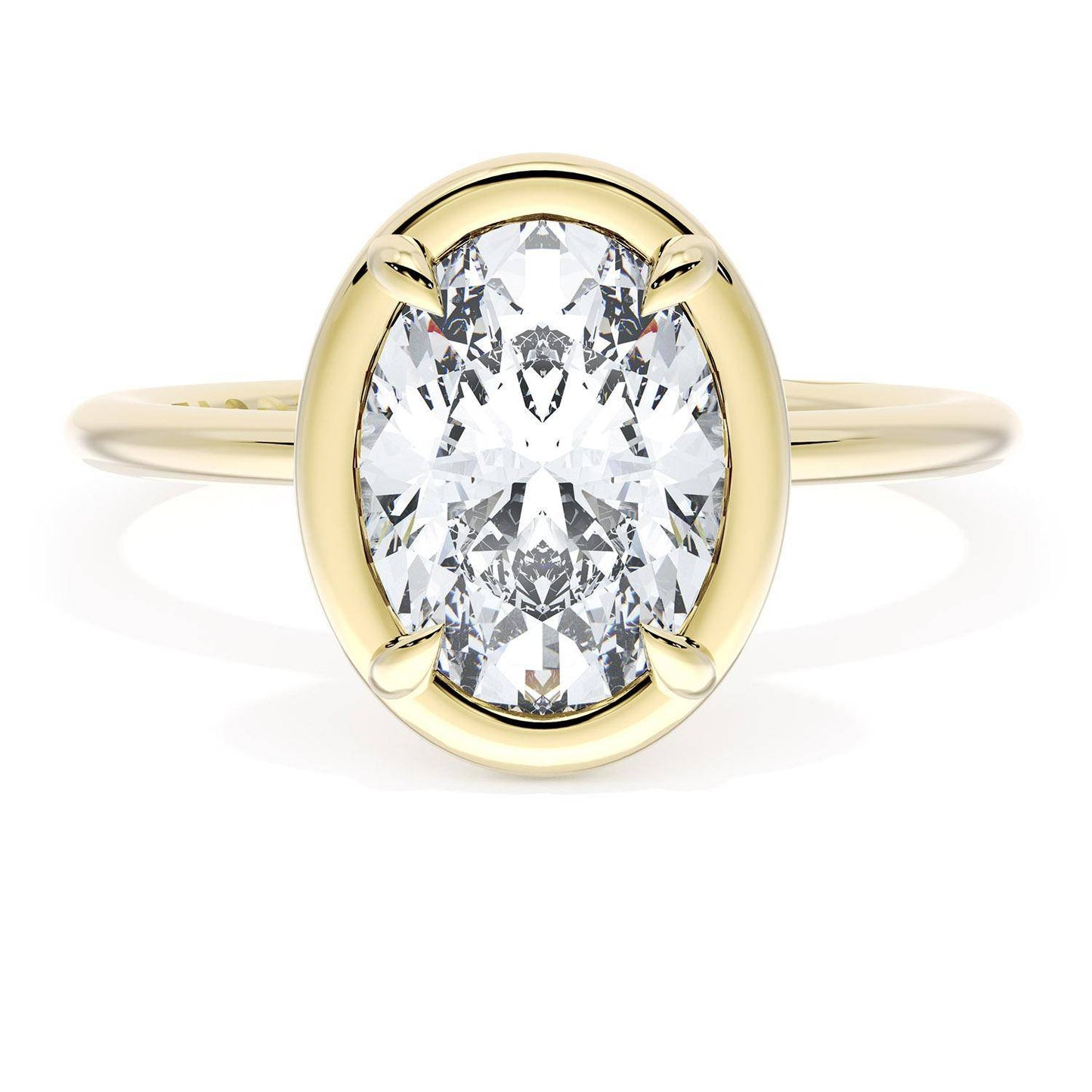 Oval Solitaire Engagement Ring