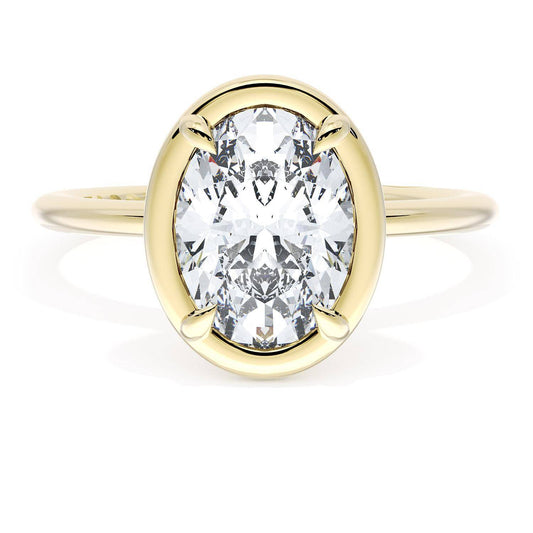 Oval Solitaire Engagement Ring