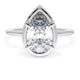 Pear Solitaire Engagement Ring