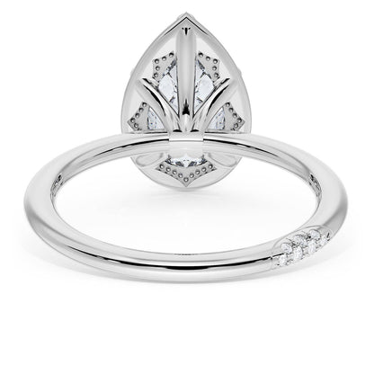 Pear Solitaire Engagement Ring