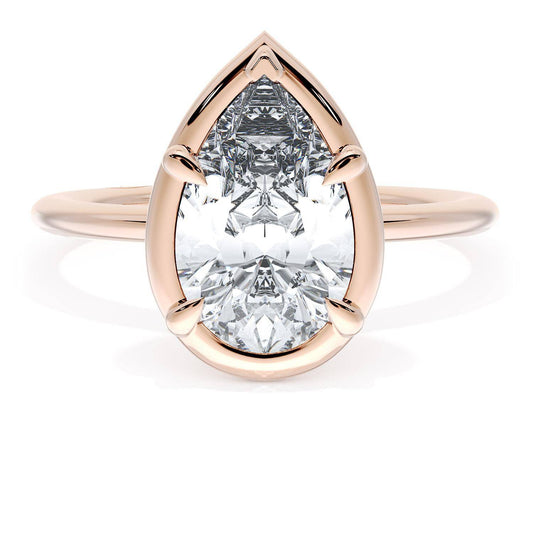 Pear Solitaire Engagement Ring