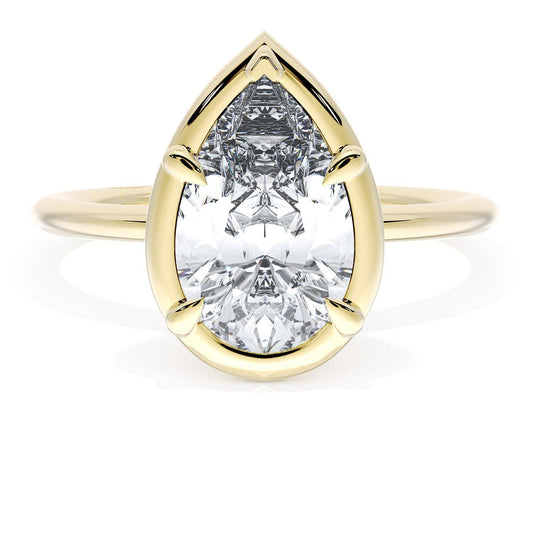 Pear Solitaire Engagement Ring