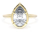Pear Solitaire Engagement Ring