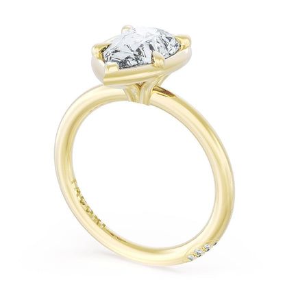 Pear Solitaire Engagement Ring