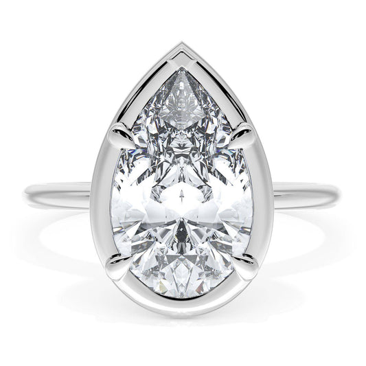 Pear Solitaire Engagement Ring