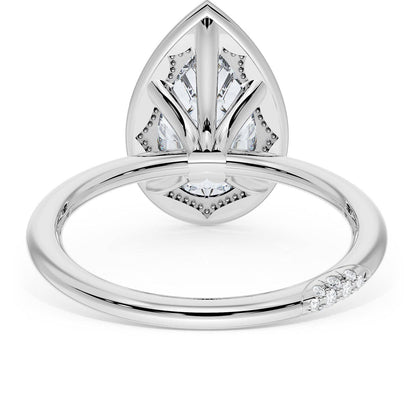 Pear Solitaire Engagement Ring