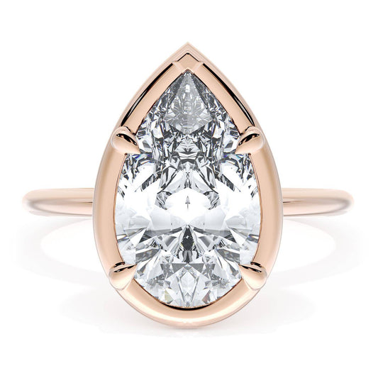 Pear Solitaire Engagement Ring