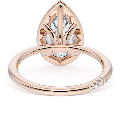 Pear Solitaire Engagement Ring