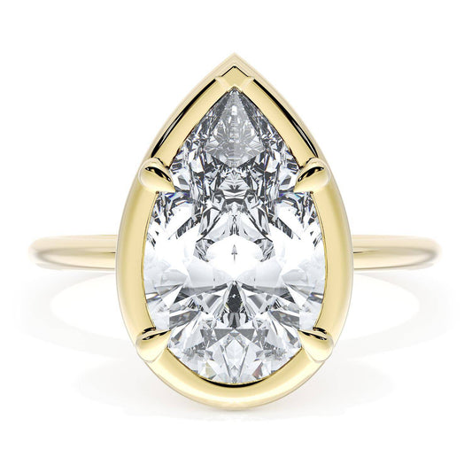 Pear Solitaire Engagement Ring