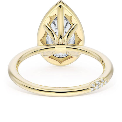 Pear Solitaire Engagement Ring