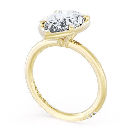 Pear Solitaire Engagement Ring