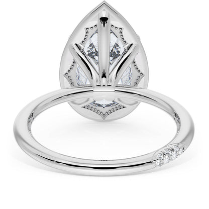Pear Solitaire Engagement Ring