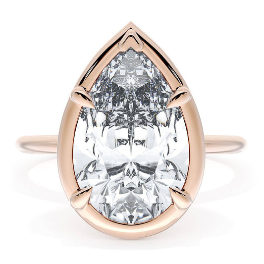 Pear Solitaire Engagement Ring