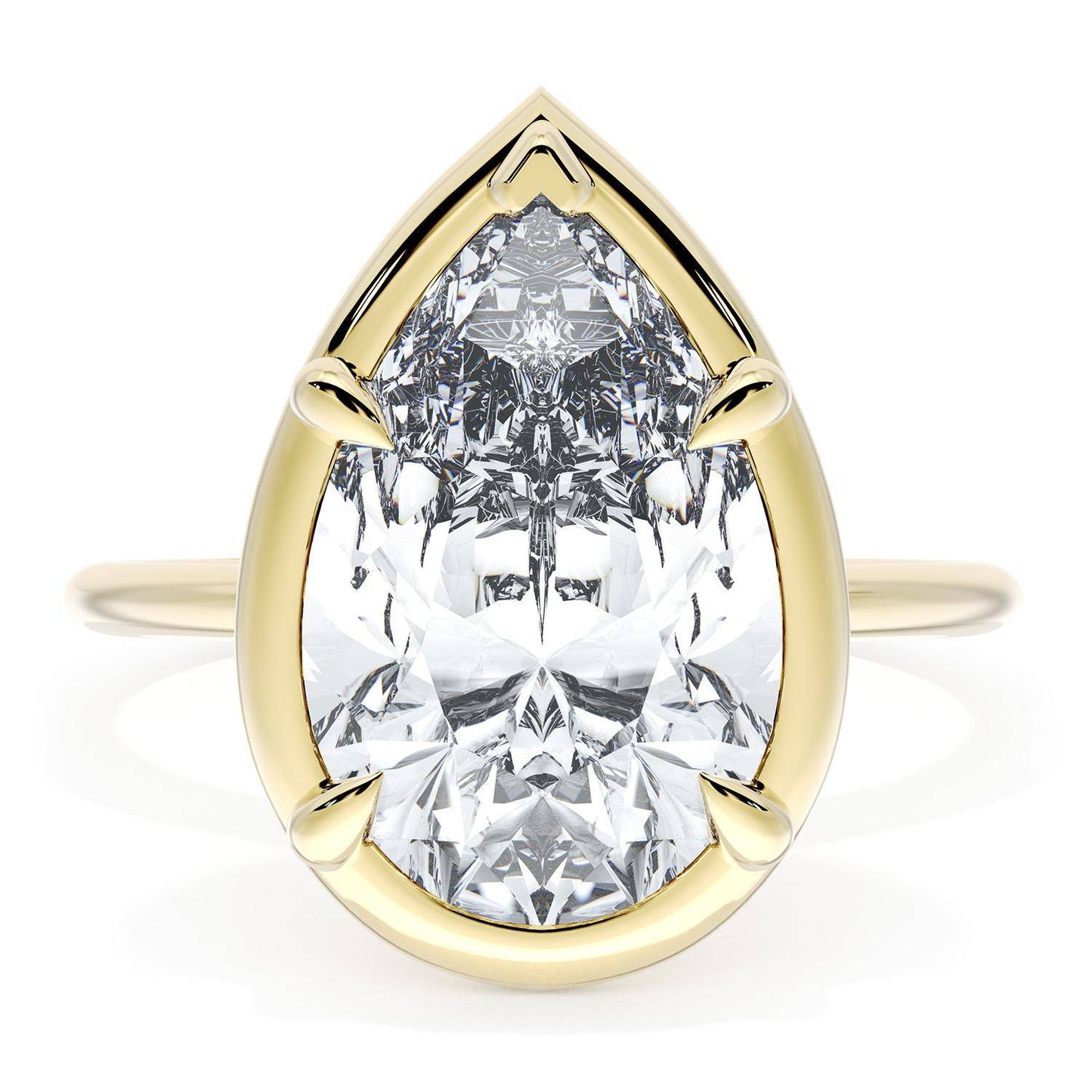 Pear Solitaire Engagement Ring