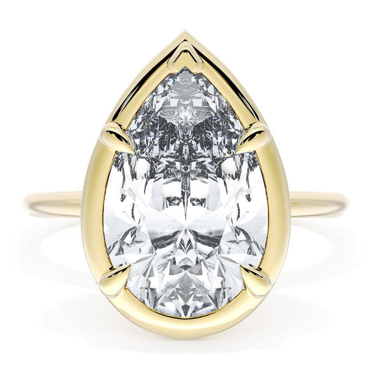 Pear Solitaire Engagement Ring
