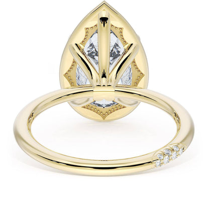Pear Solitaire Engagement Ring