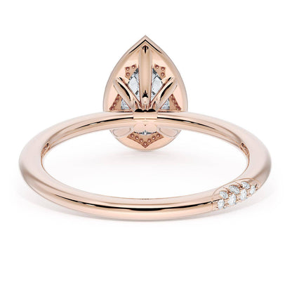 Pear Solitaire Engagement Ring
