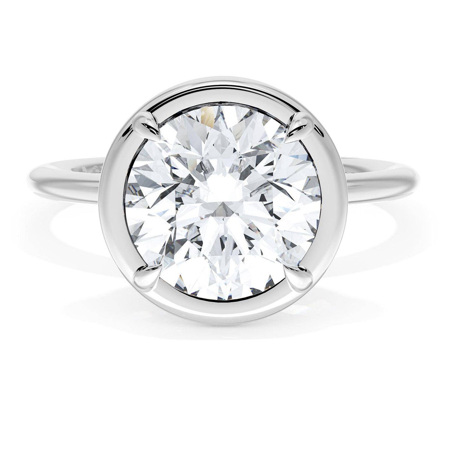 Round Solitaire Engagement Ring