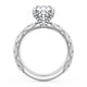 Cushion Bloom Engagement Ring