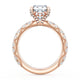 Cushion Bloom Engagement Ring