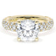 Cushion Bloom Engagement Ring