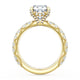 Cushion Bloom Engagement Ring