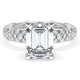 Emerald Bloom Engagement Ring