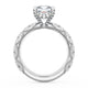 Emerald Bloom Engagement Ring