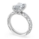 Emerald Bloom Engagement Ring