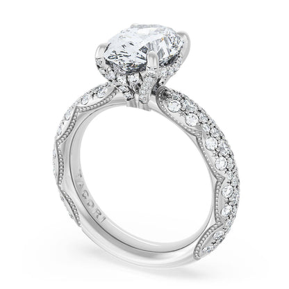 Oval Bloom Engagement Ring