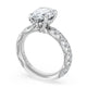 Oval Bloom Engagement Ring