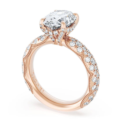 Oval Bloom Engagement Ring