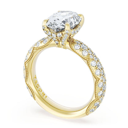 Oval Bloom Engagement Ring