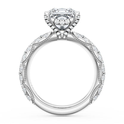 Princess Bloom Engagement Ring