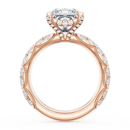 Princess Bloom Engagement Ring
