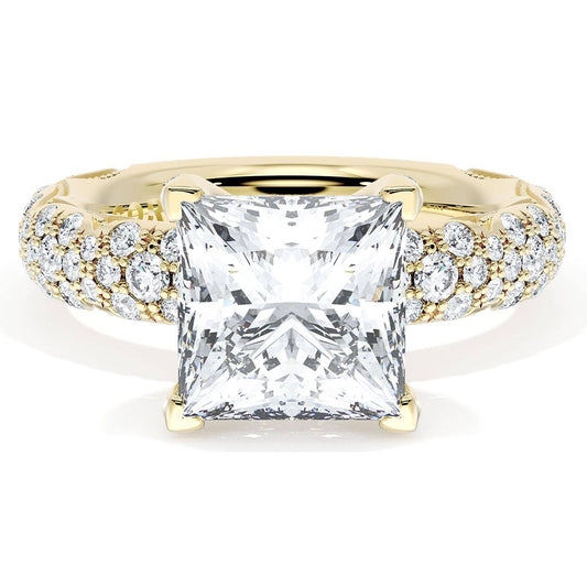 Princess Bloom Engagement Ring
