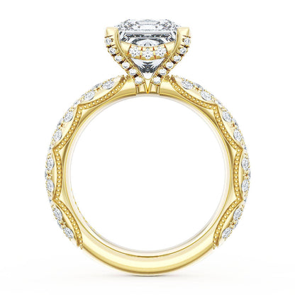 Princess Bloom Engagement Ring