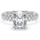 Radiant Bloom Engagement Ring